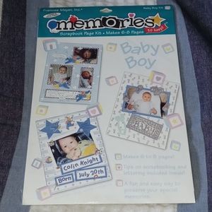 Frances Meyer Baby Boy Memories Scrapbook Kit Set